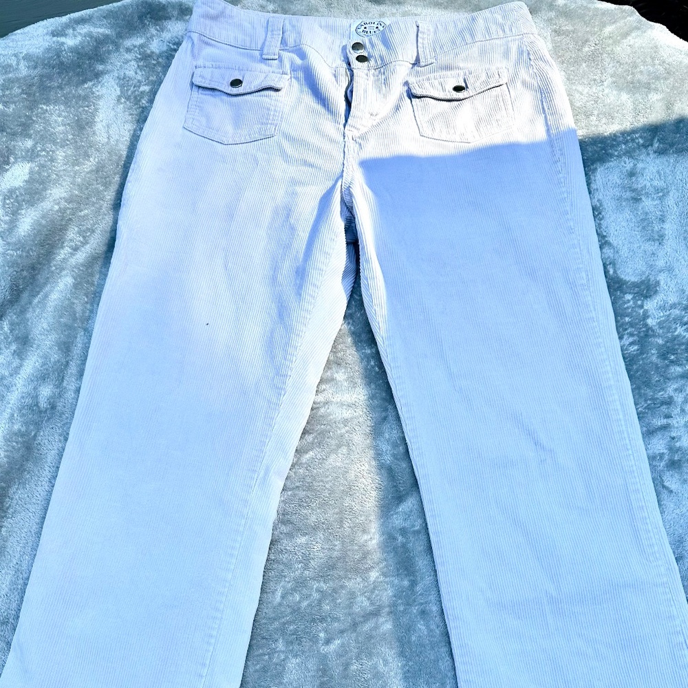 Carolina Blues Tan Corduroy Size 10 Low Rise